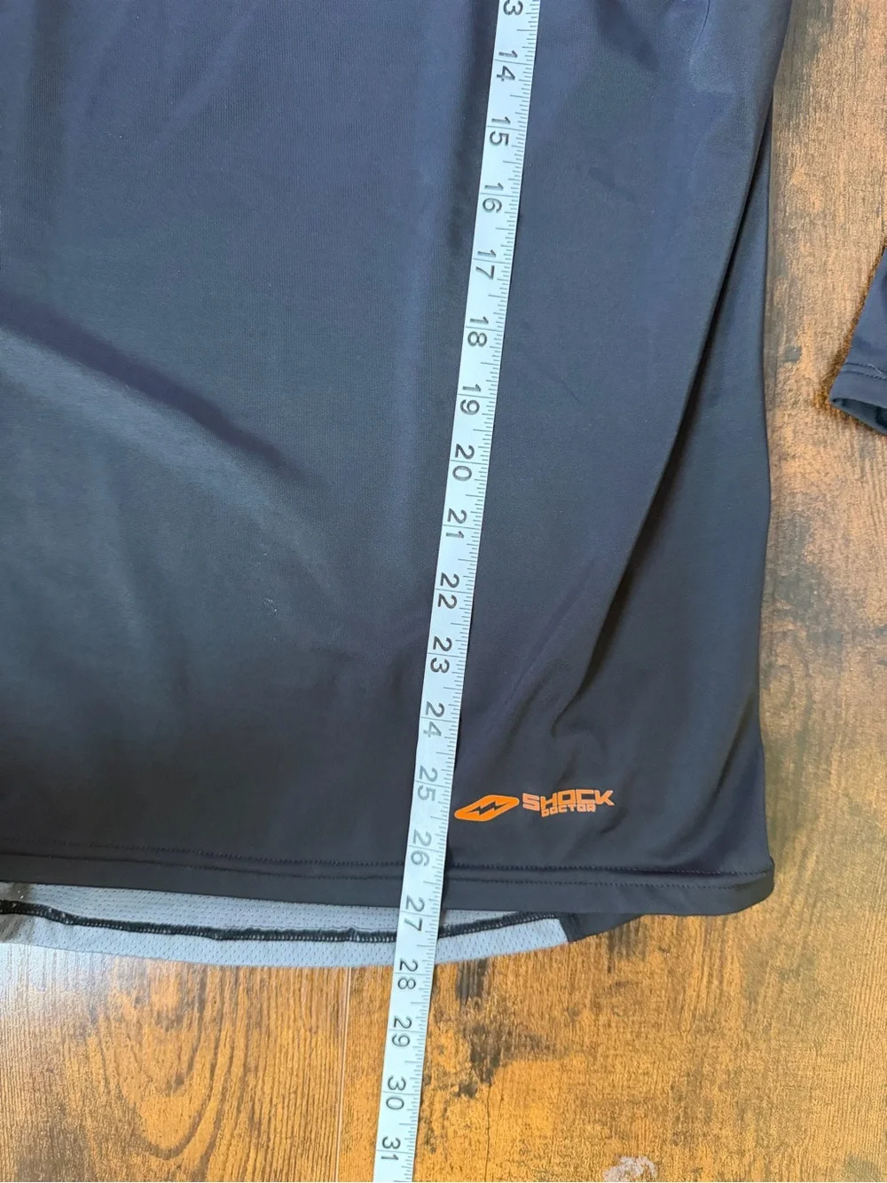 Shock Doctor Core Compression Hockey Shirt Men’s XL Black Orange Long Sleeve NWT